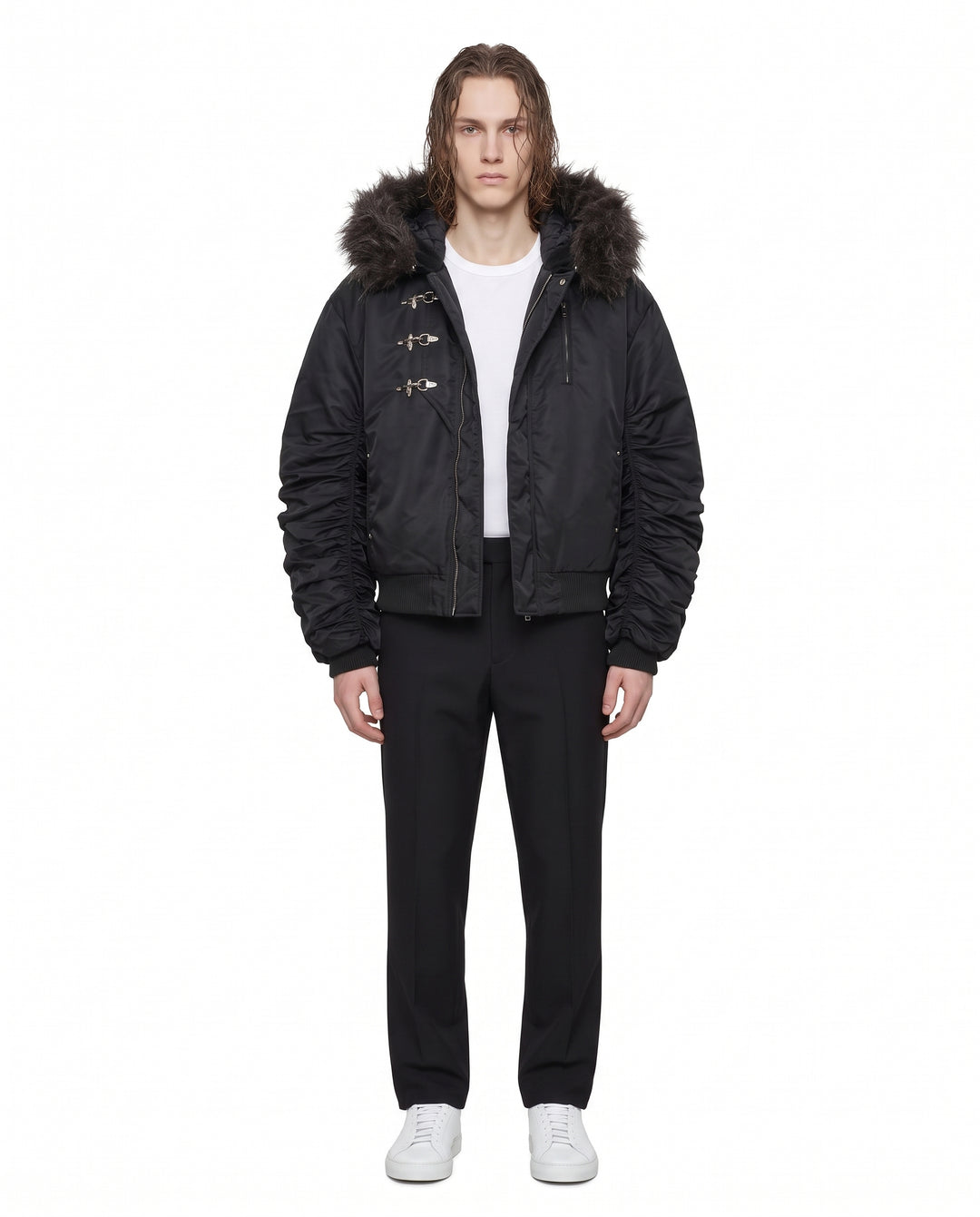 Hooded Bomber Jacket na3168