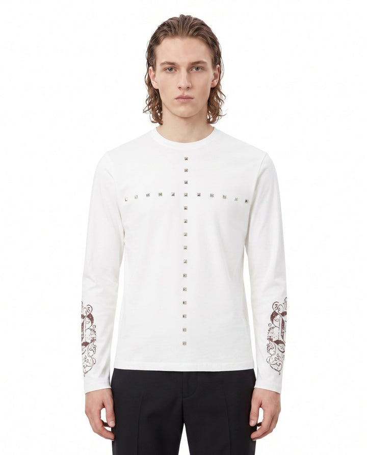 Studded Cross Shirt na3033