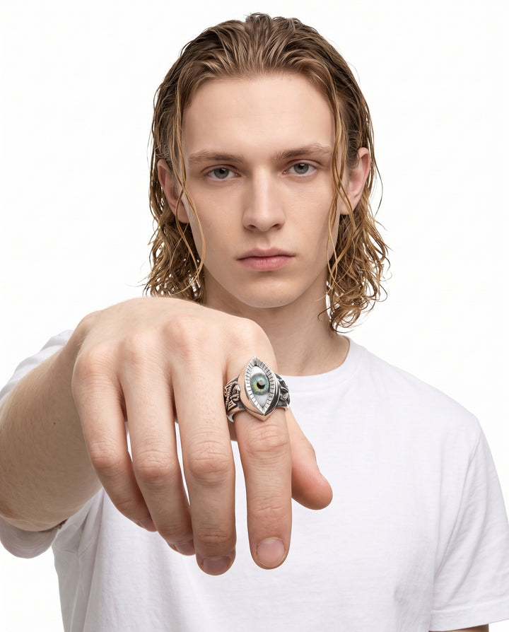Silver Eye Ring na2929