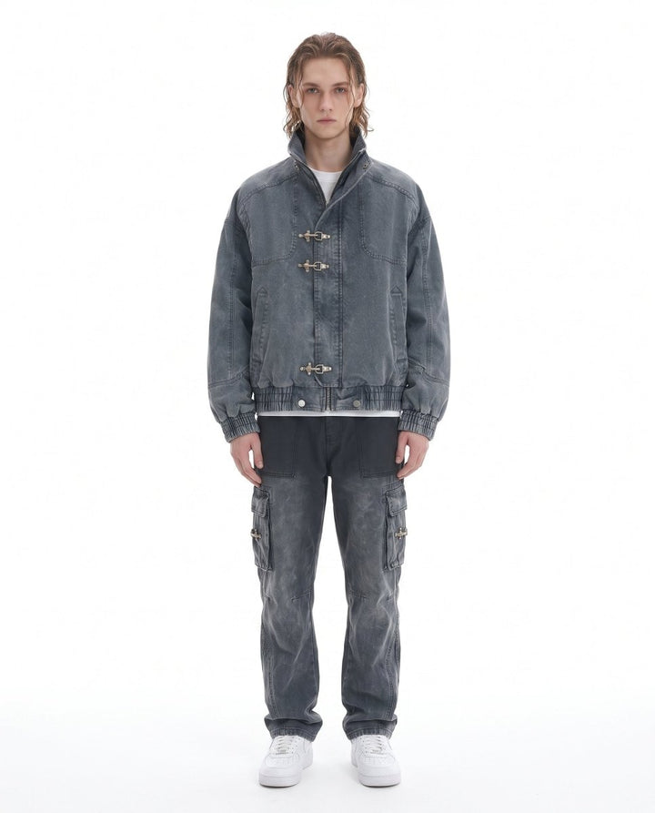 Buckle Denim Jacket na3039