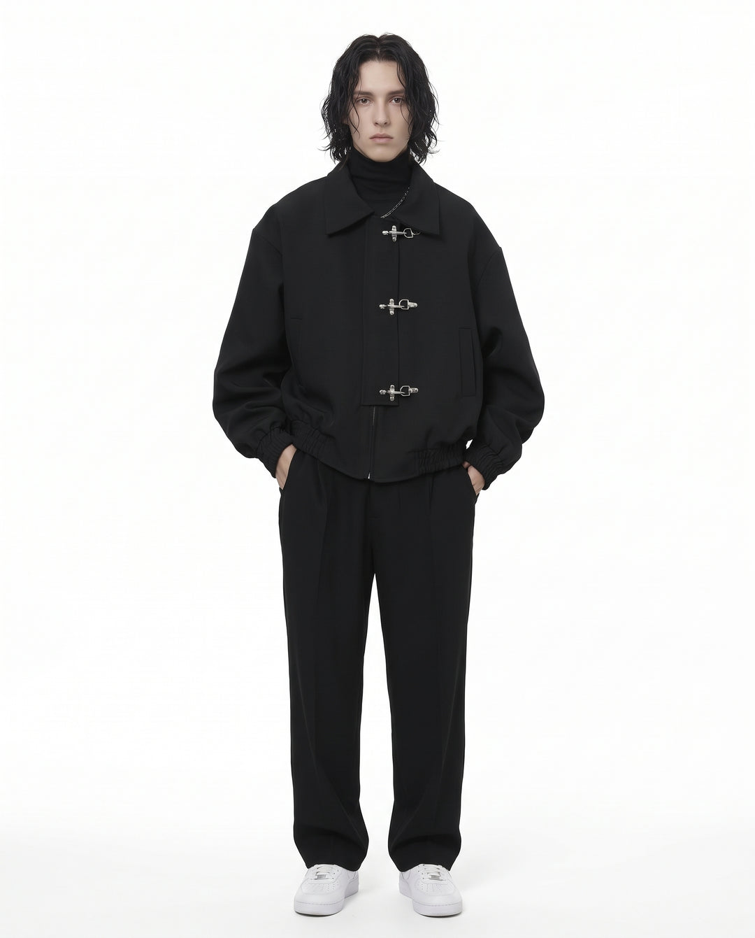 Buckle Bomber Jacket na3211
