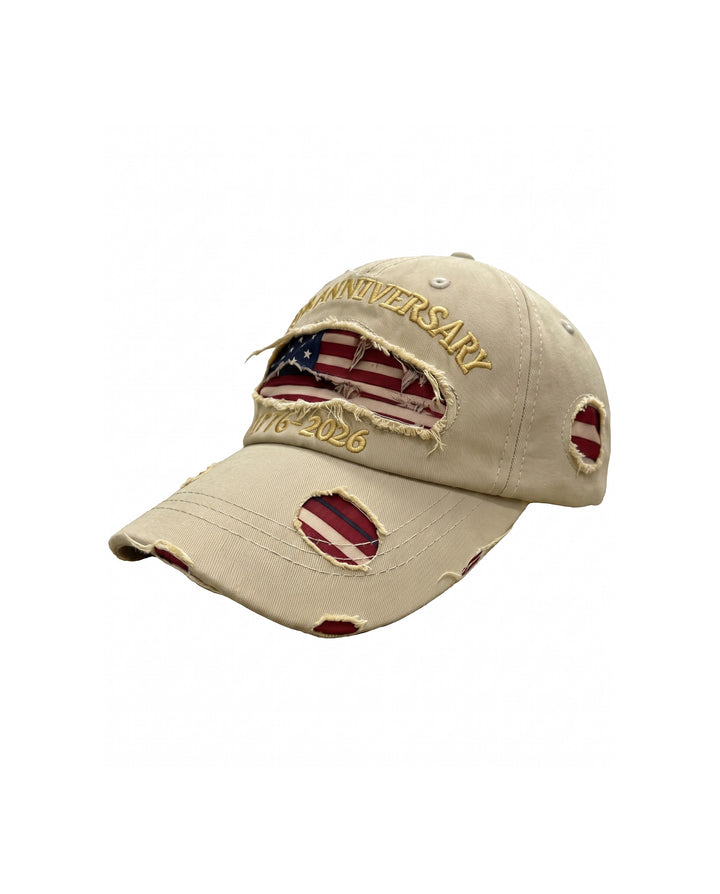 Distressed Denim Cap na2967