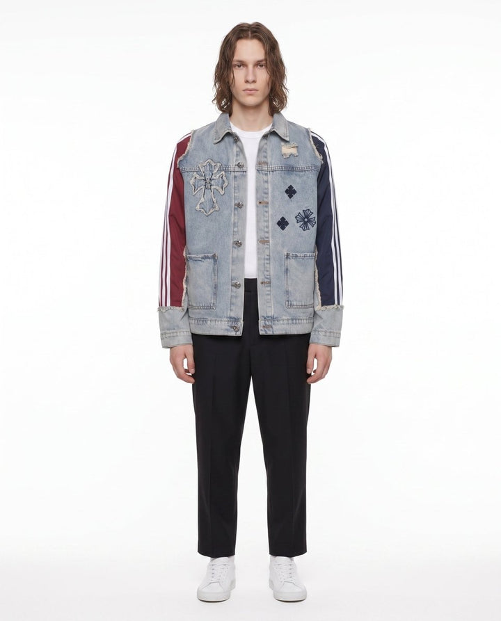 Patchwork Denim Jacket na3046