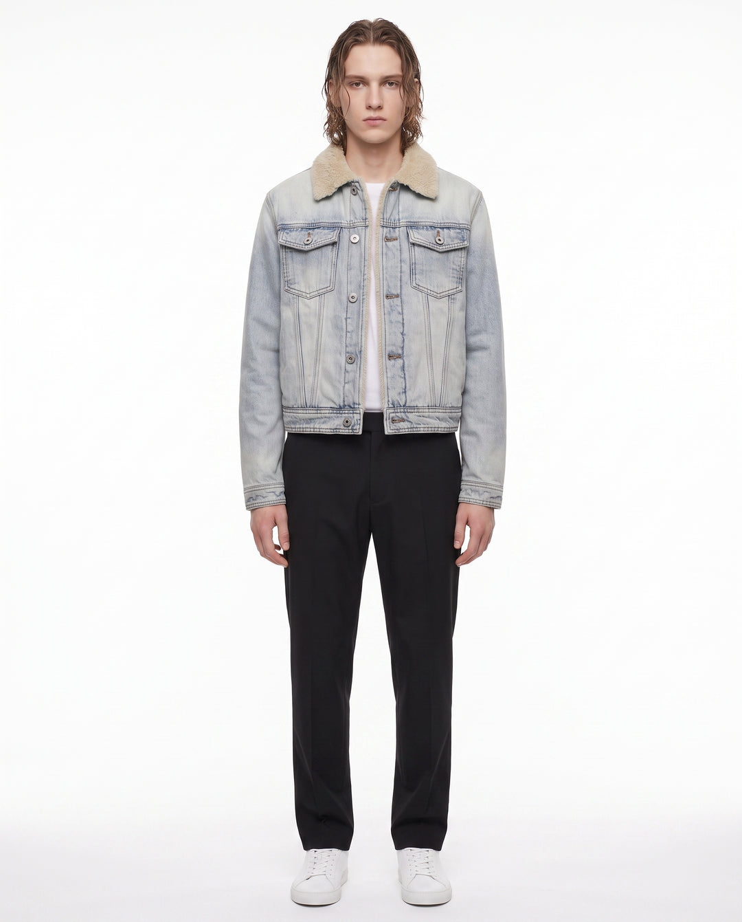 Sherpa Denim Jacket na2984