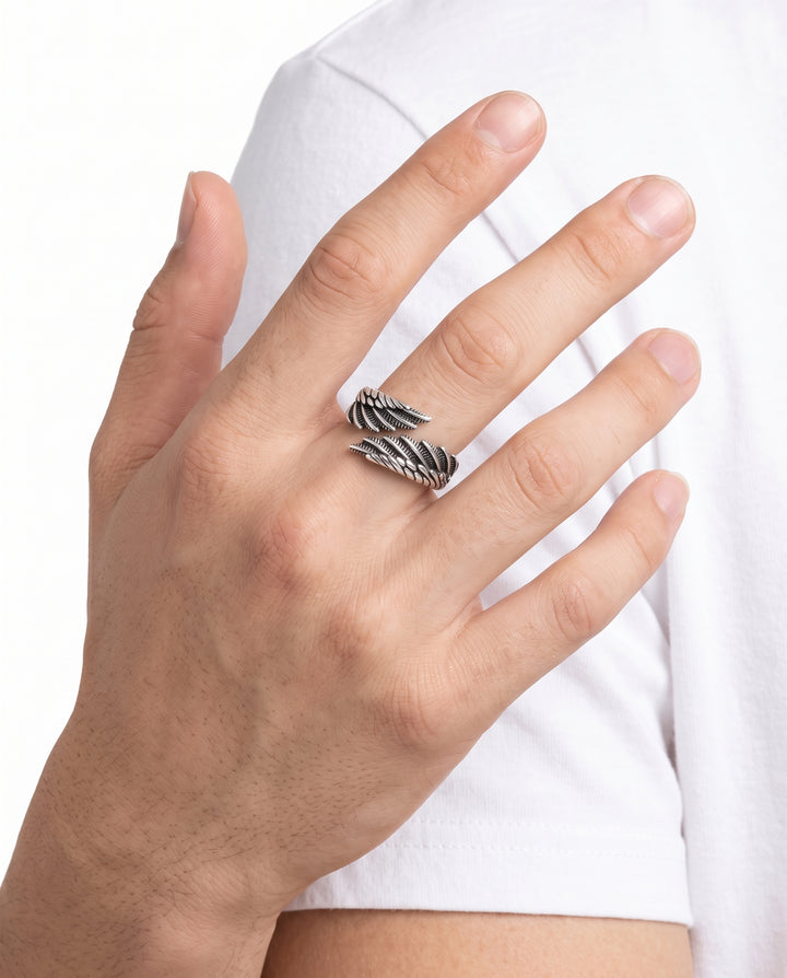 Silver Wing Ring na2989
