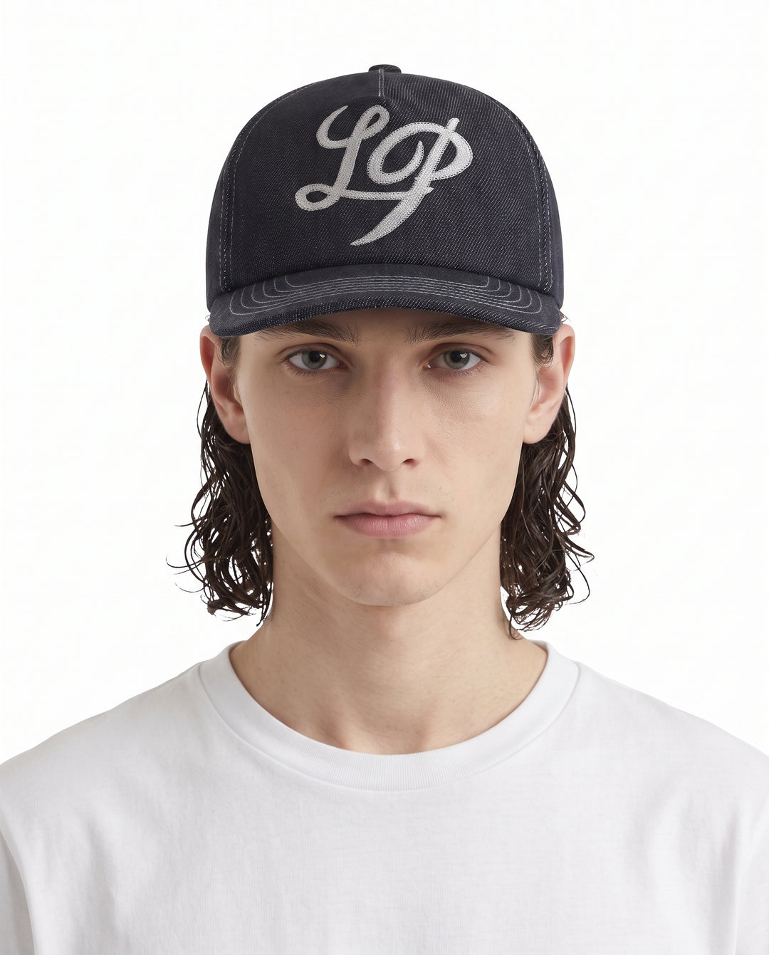 Embroidered Denim Cap na2919