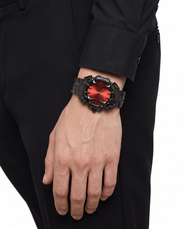 Gothic Metal Watch na3111 - worn w6