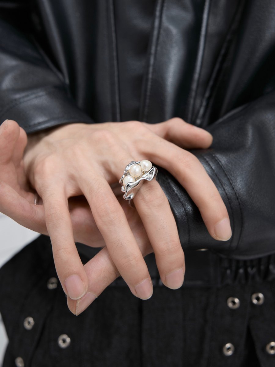 【Struc Ton】 Pearl Ring na1442