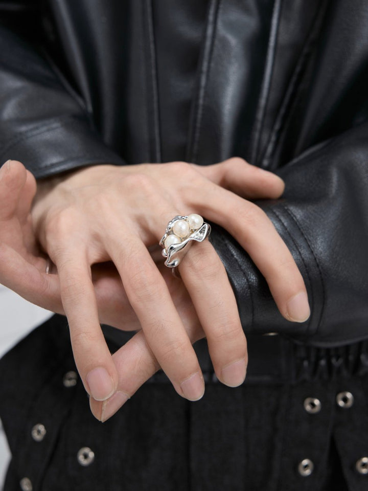 【Struc Ton】 Pearl Ring na1442