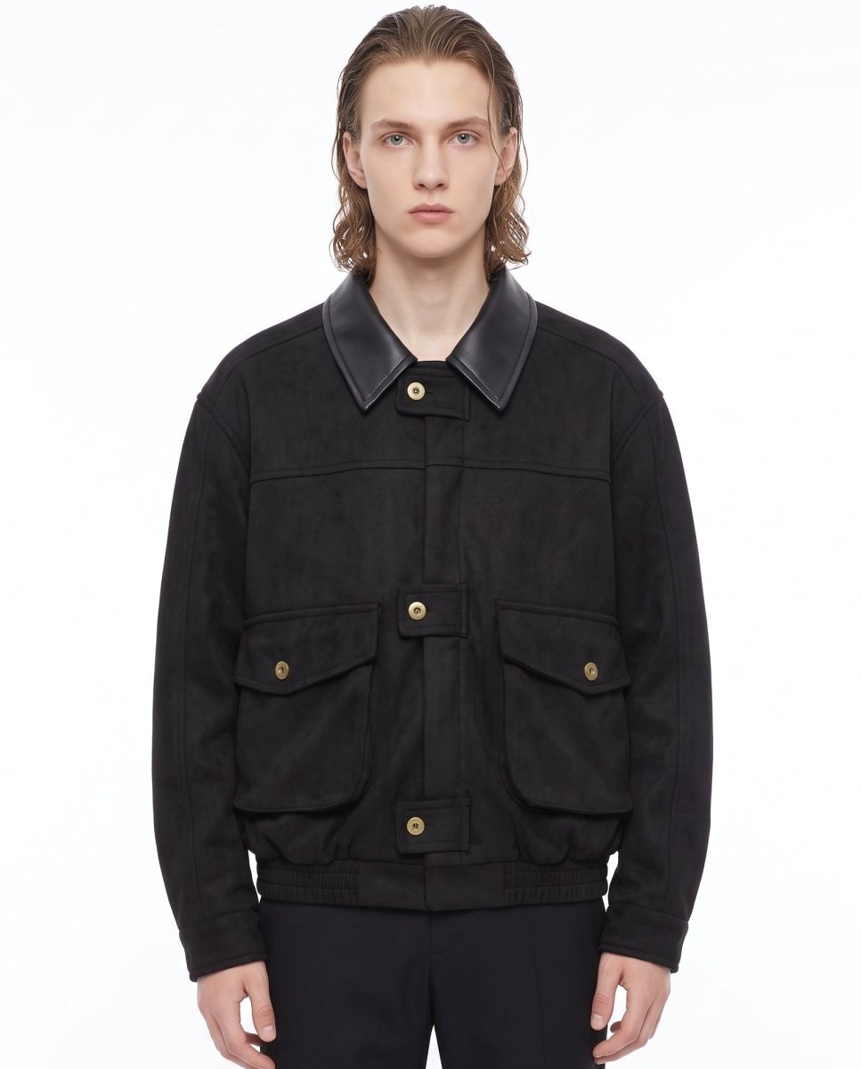 Suede Bomber Jacket na3170