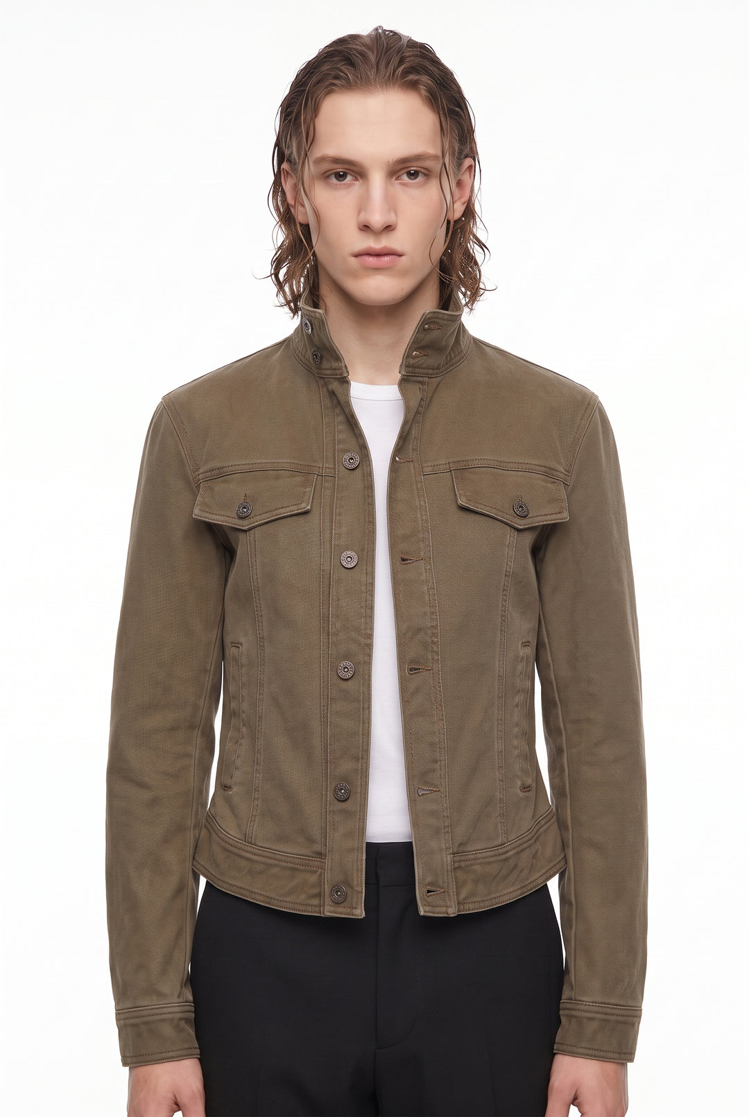 Stand Denim Jacket na2870