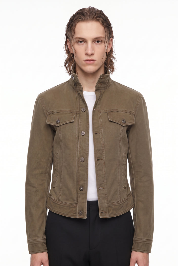 Stand Denim Jacket na2870