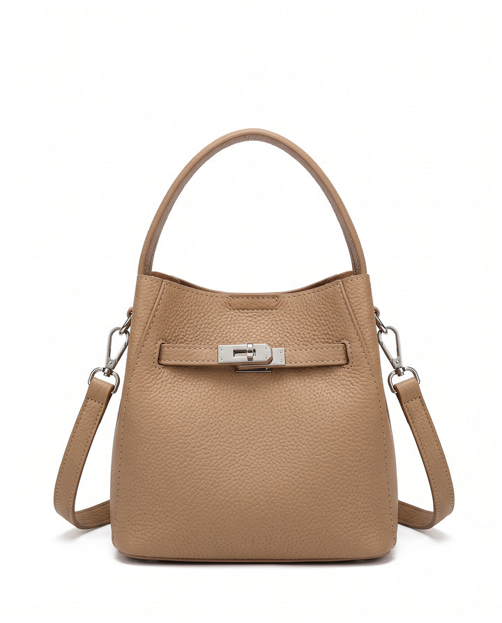 Leather Bucket Bag na3207