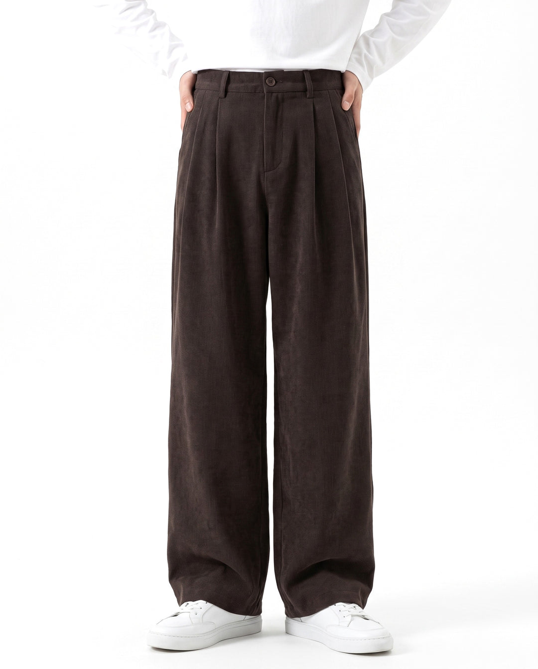 Corduroy Wide Pants na2986