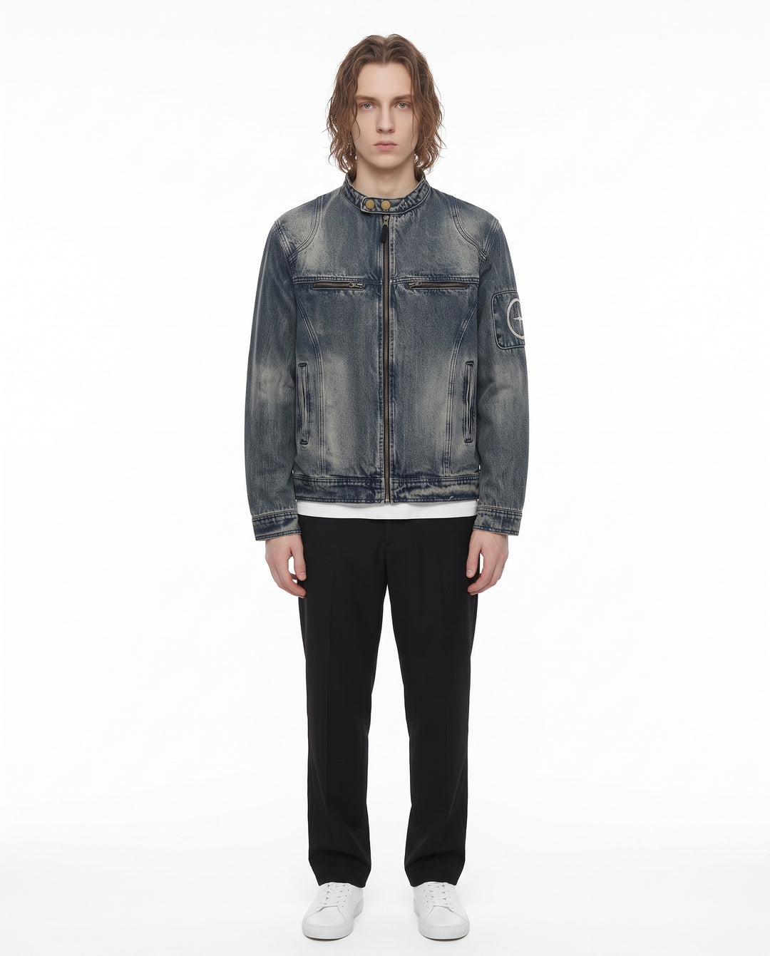 Washed Denim Jacket na3195