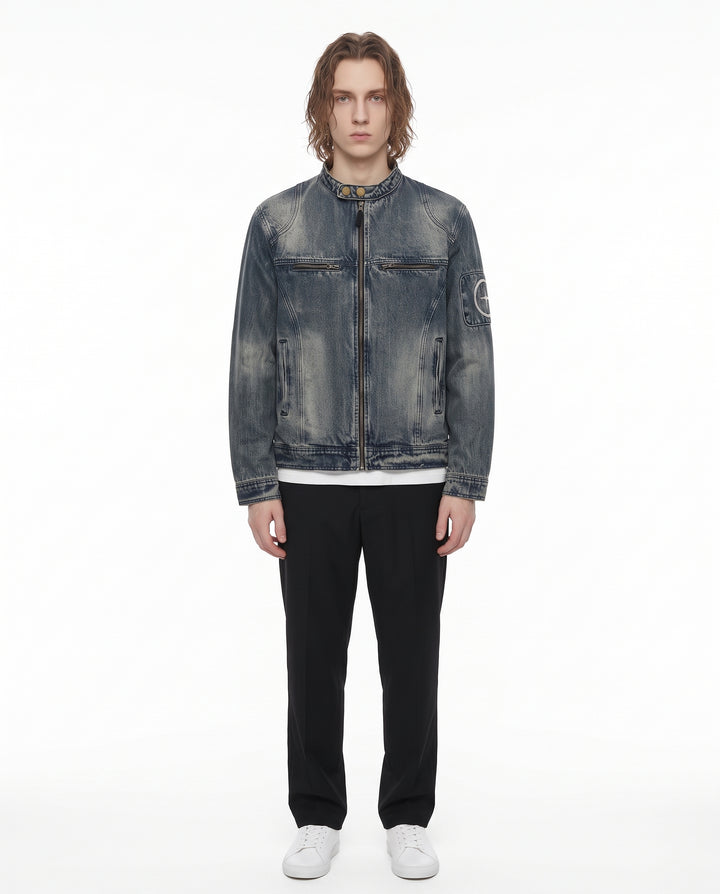 Washed Denim Jacket na3195