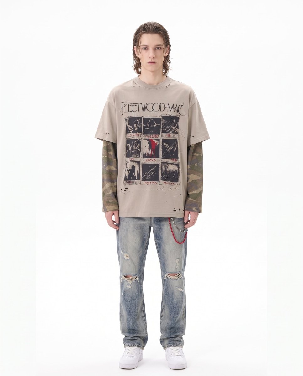 Layered Graphic T-Shirt na3140