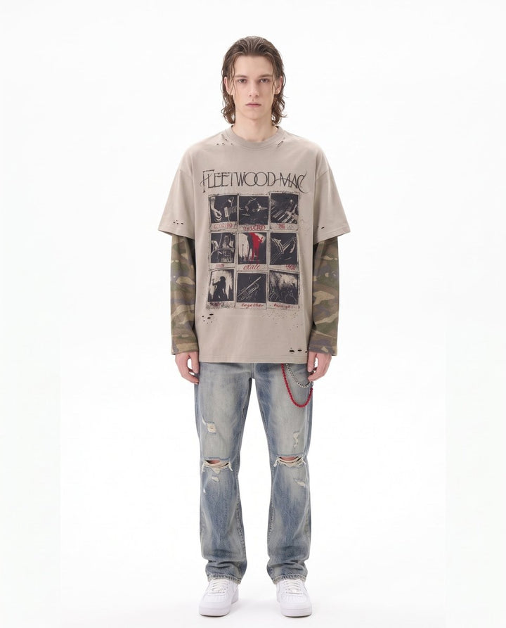 Layered Graphic T-Shirt na3140
