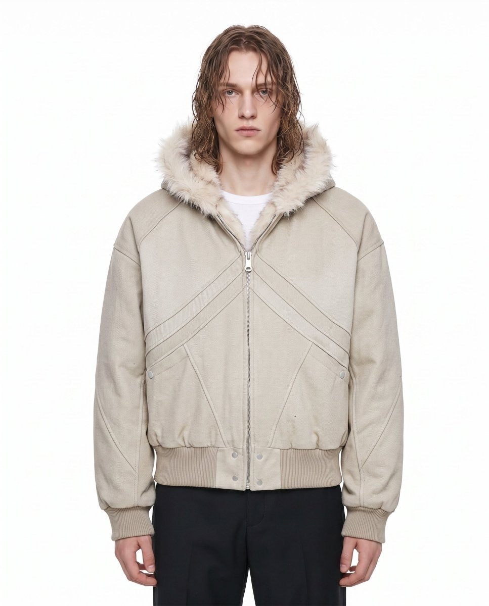Fur Hooded Jacket na3073