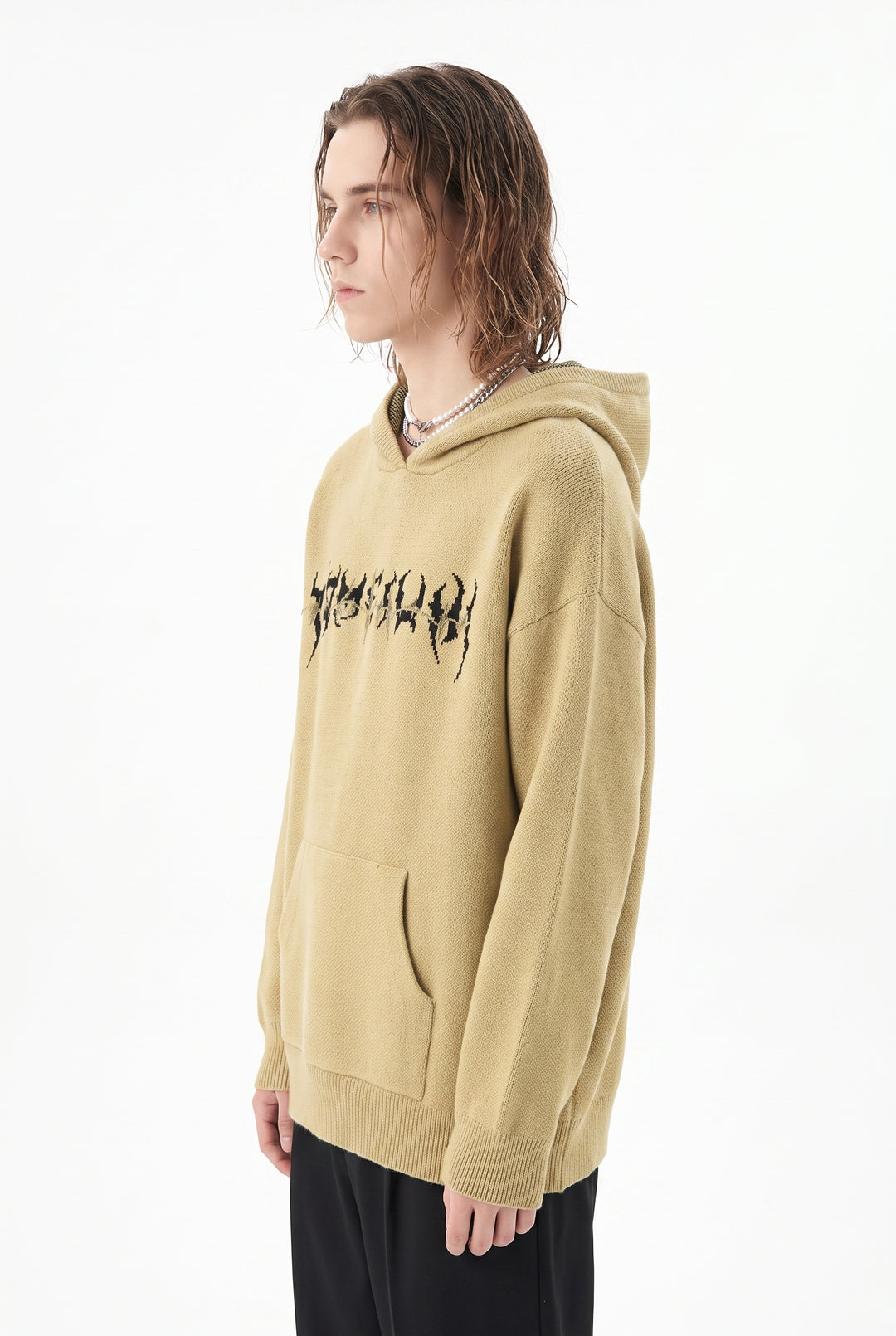 Skeleton Knit Hoodie na2777
