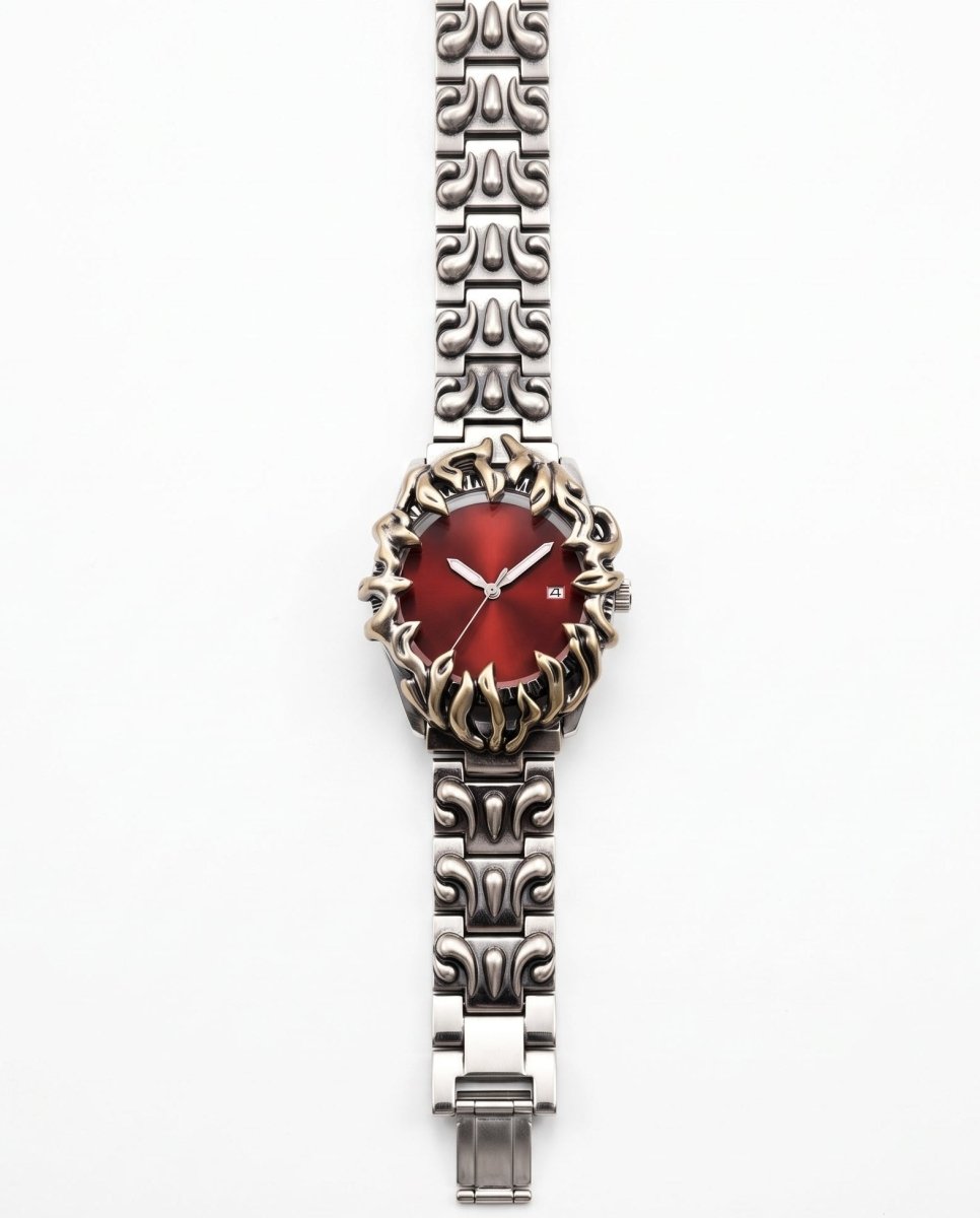 Gothic Metal Watch na3110 - pack_red