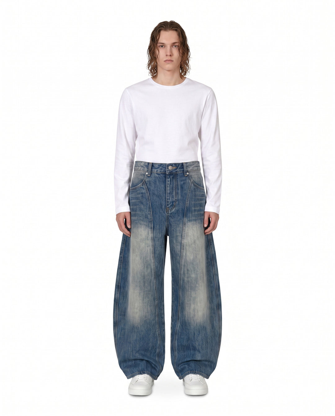 Wide Denim Pants na2972
