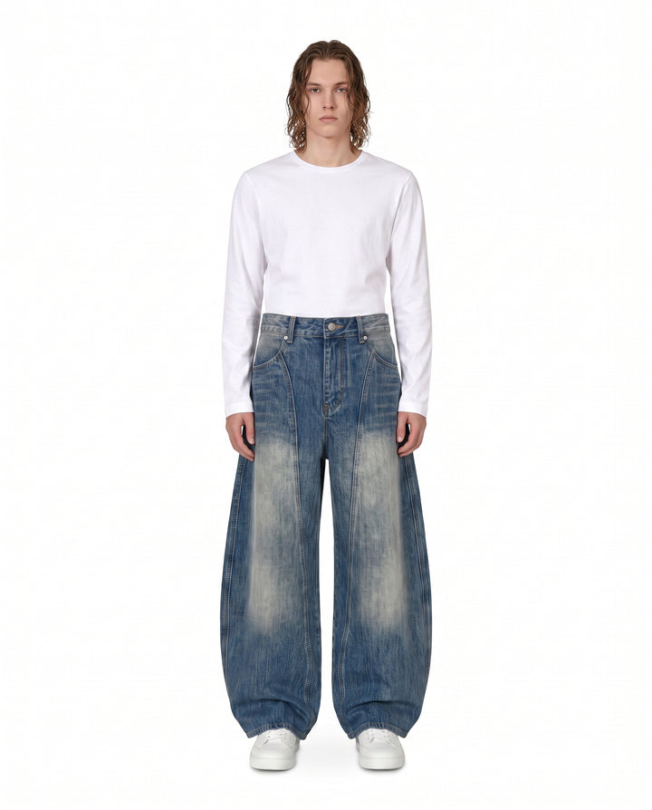 Wide Denim Pants na2972