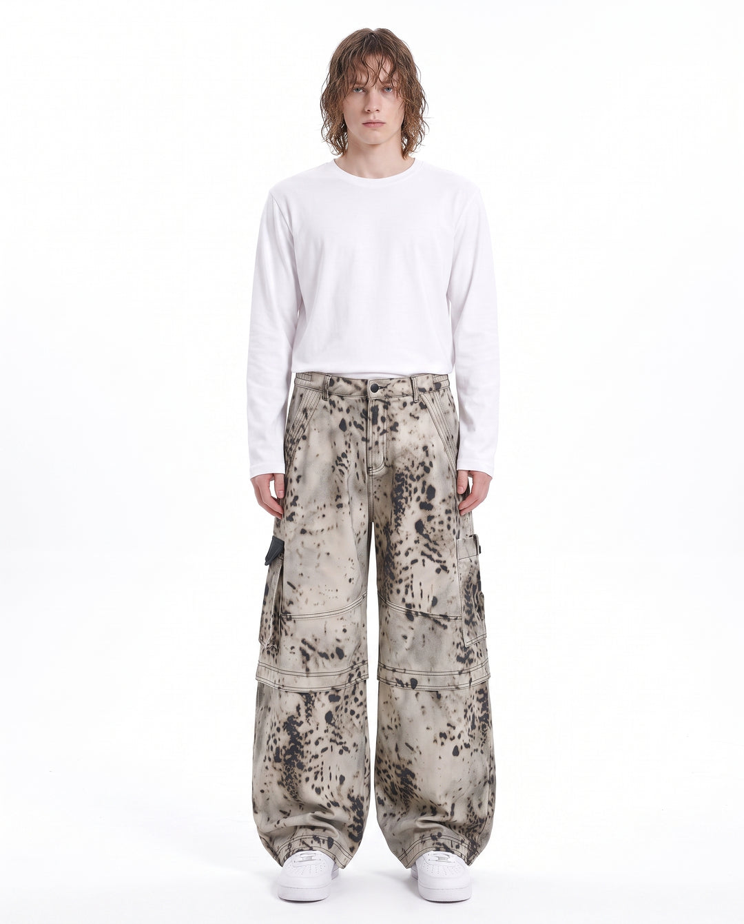 Splatter Cargo Pants na2975