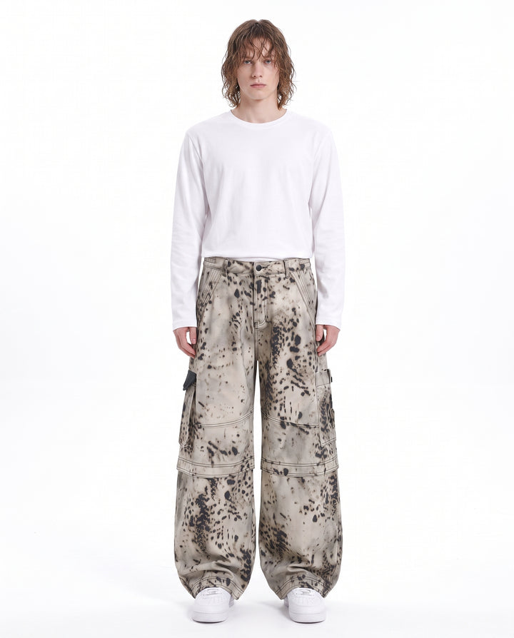 Splatter Cargo Pants na2975