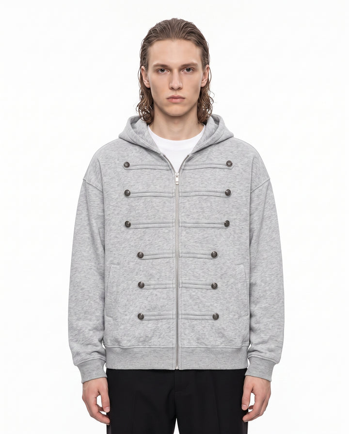 Military Zip Hoodie na3100