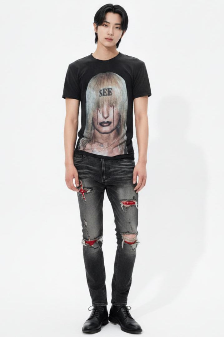 Graphic Print Tee  na2603
