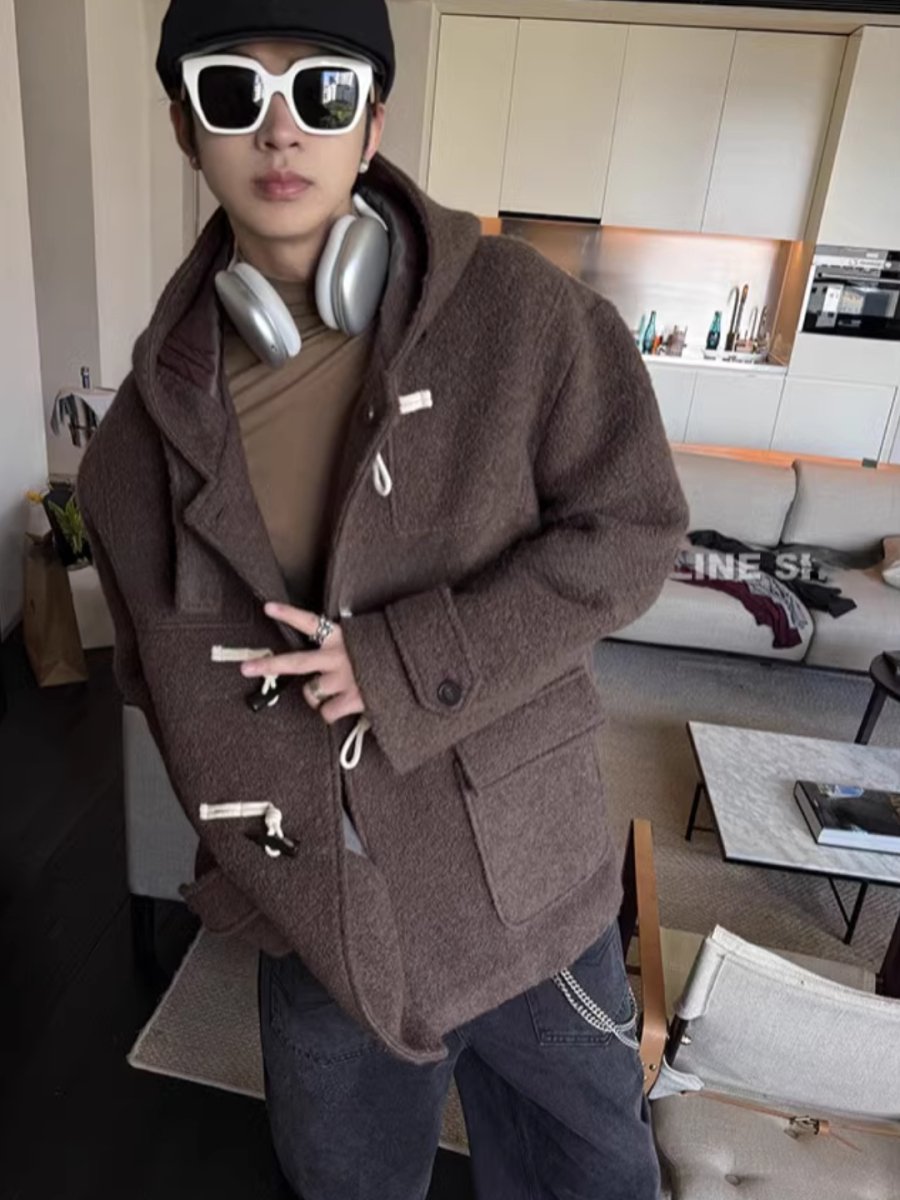 [ESC MAN STUDIO] wool coat na1623