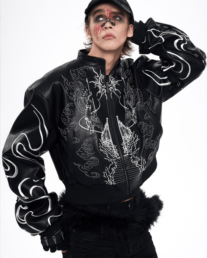 [STARTEXCEEDEND] Ryujin Embroidered Bomber na2236