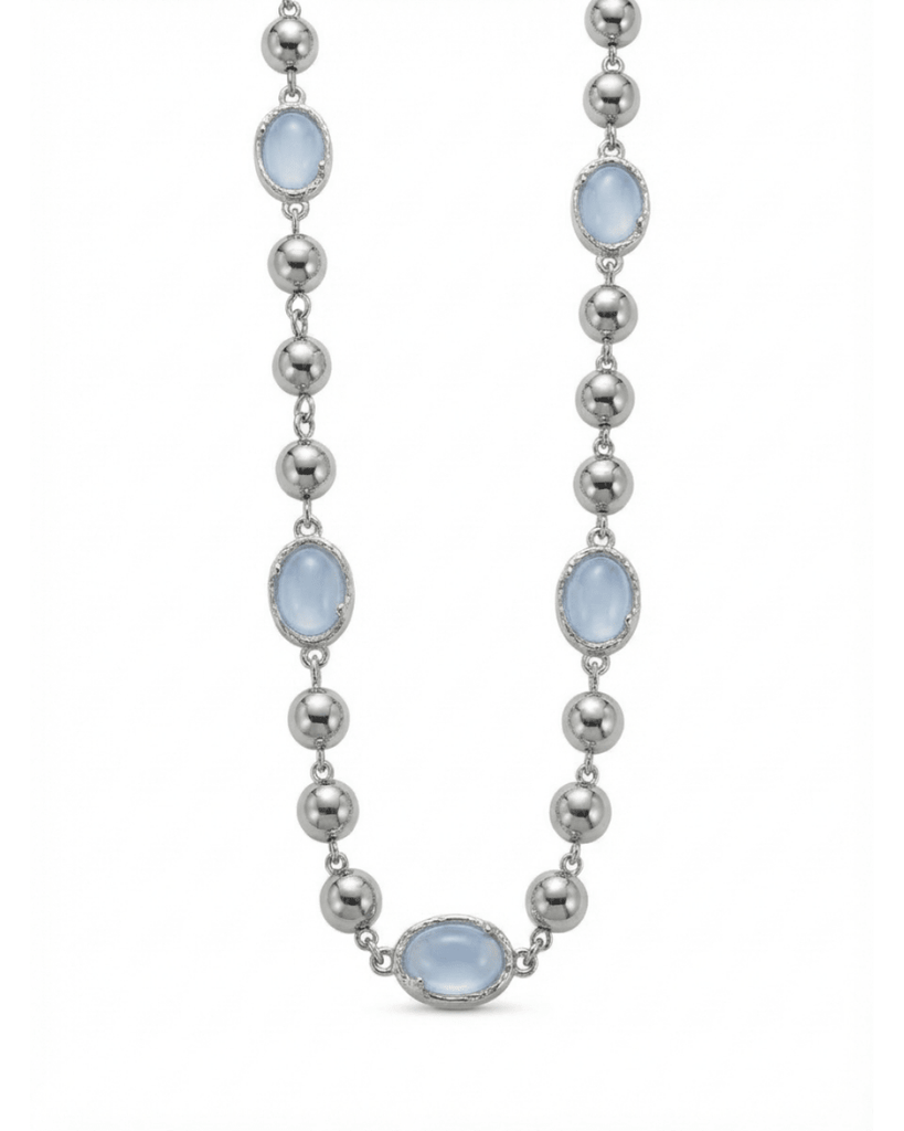 silver simple design chain necklace na1296 – Nanostudio