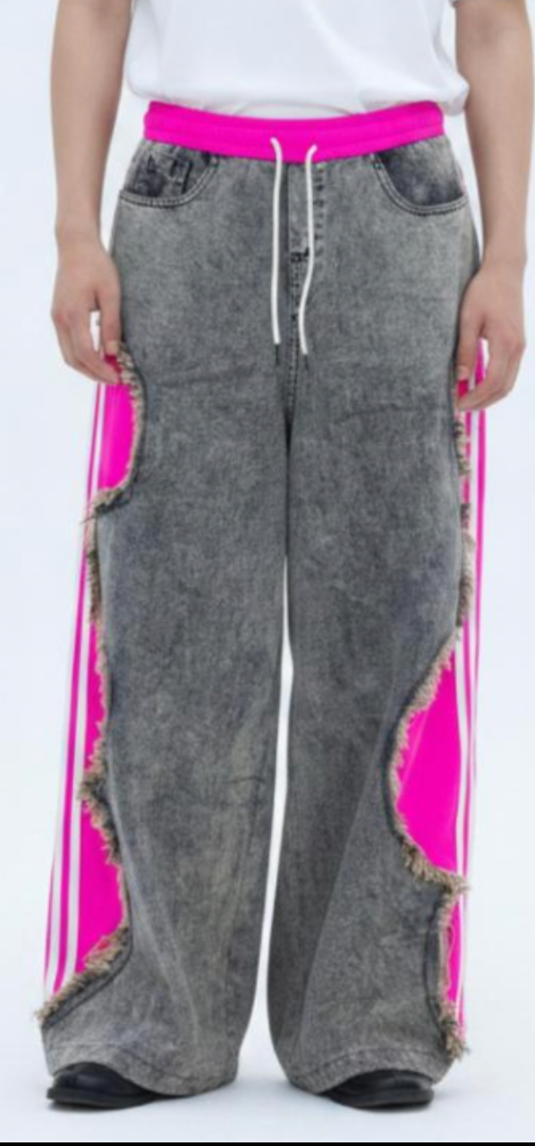 Cutout Denim Pants  na2619
