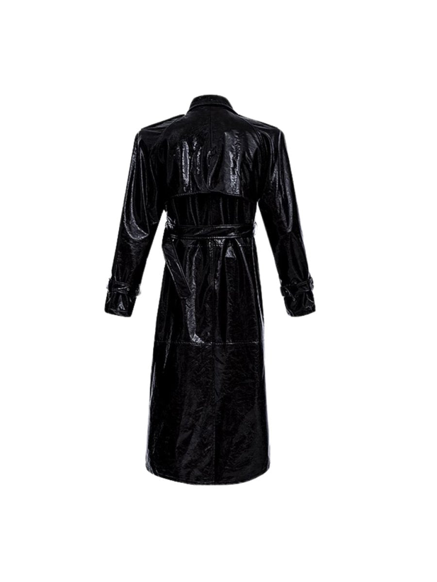 【CulturE】knee Length Trench Coat  na1528