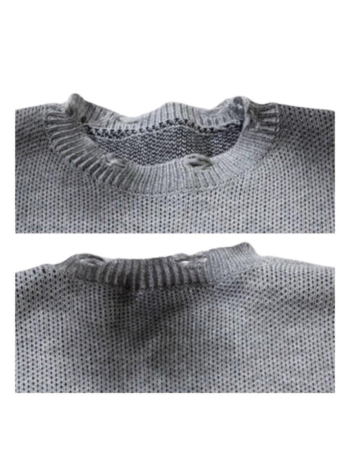 【Mz】broken holes sweater na1474