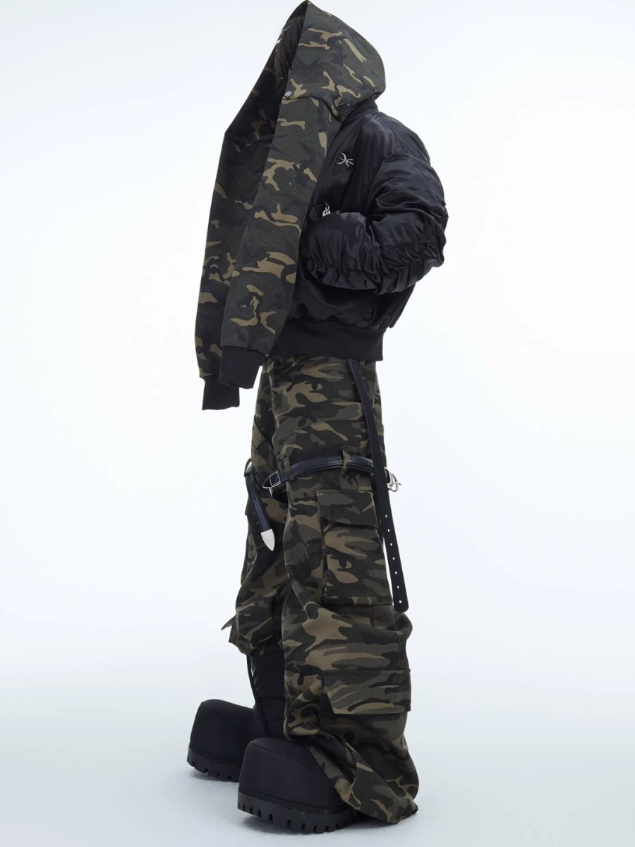 [CultureE] Camouflage Cotton Jacket na1732