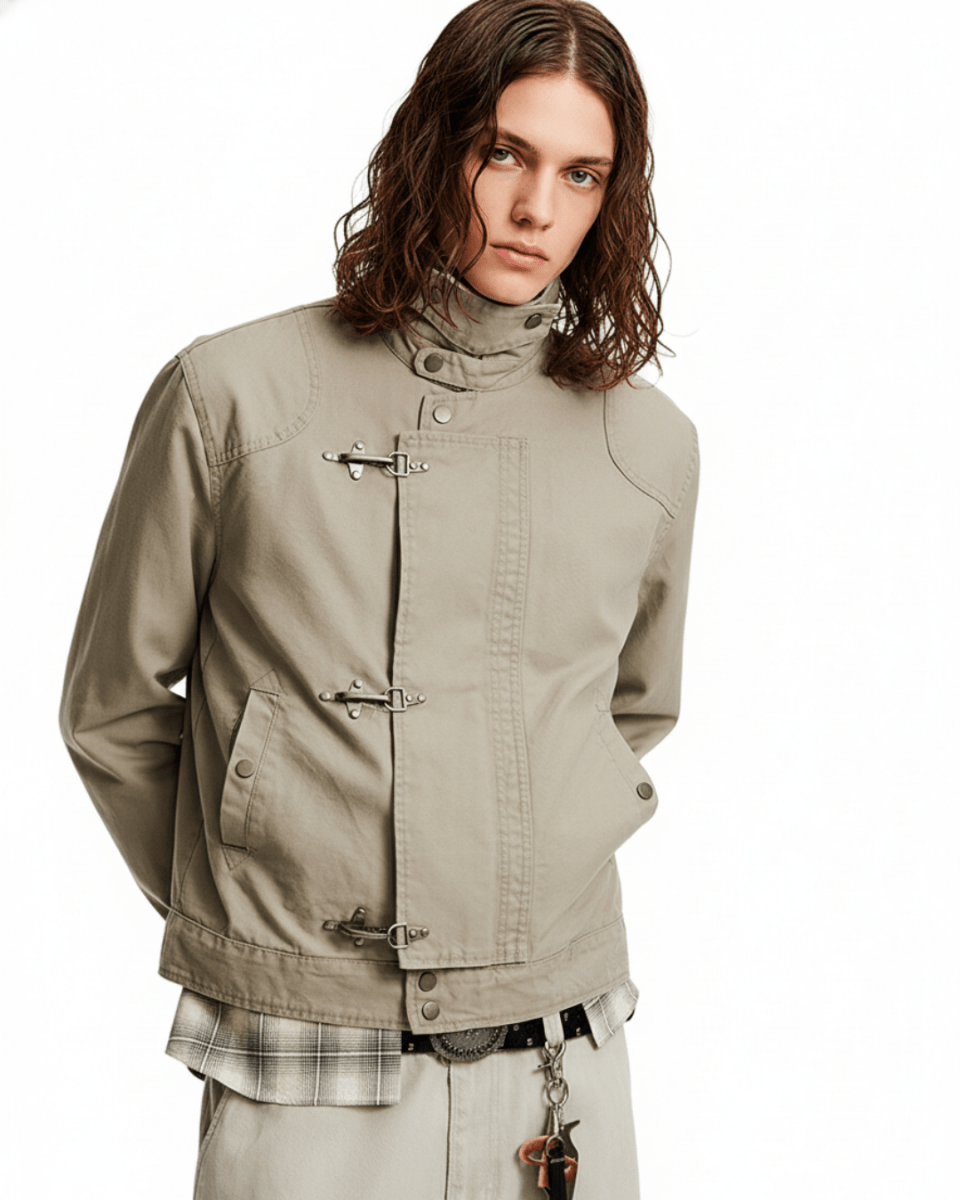 Asymmetry Tactical Toggle Jacket na2261