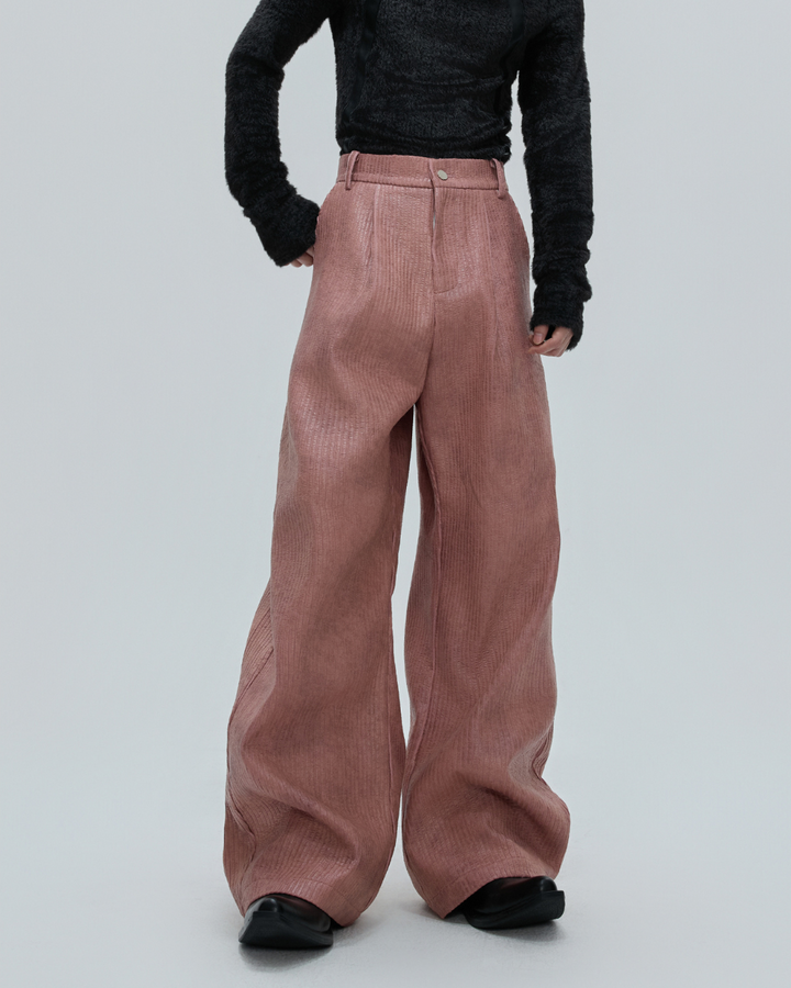 [ArguE CulturE] Shadow Sheen Wide Trousers na2269