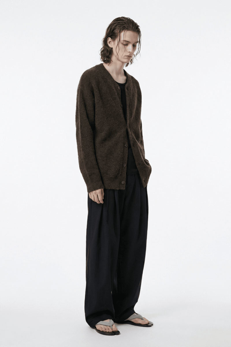 Soft Wool Button Cardigan na2362