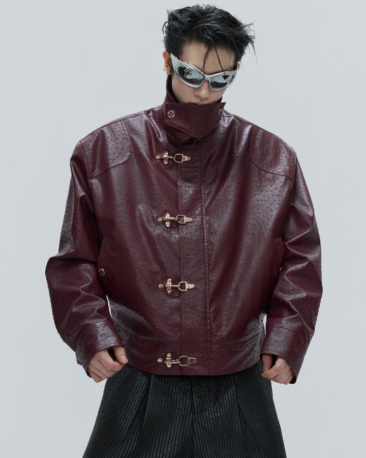 [ArguE CulturE] Dark Gate Metal Leather na2275