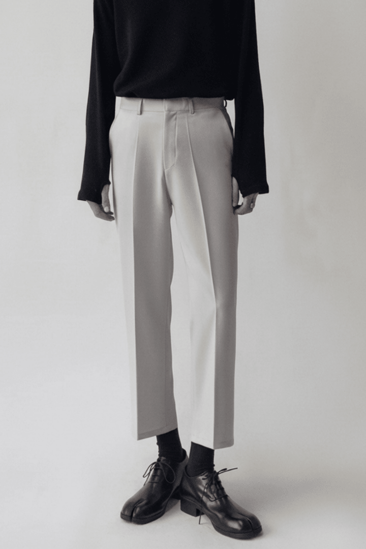 [David&amp;me] 센터 프레스 발목 슬랙스 na19