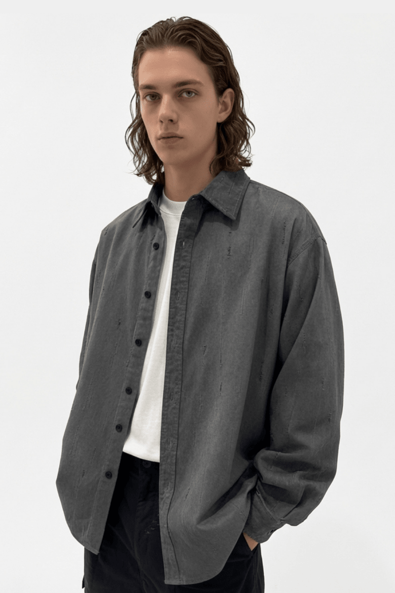 [Nanostudio] Mono Shadow Shirt na2220