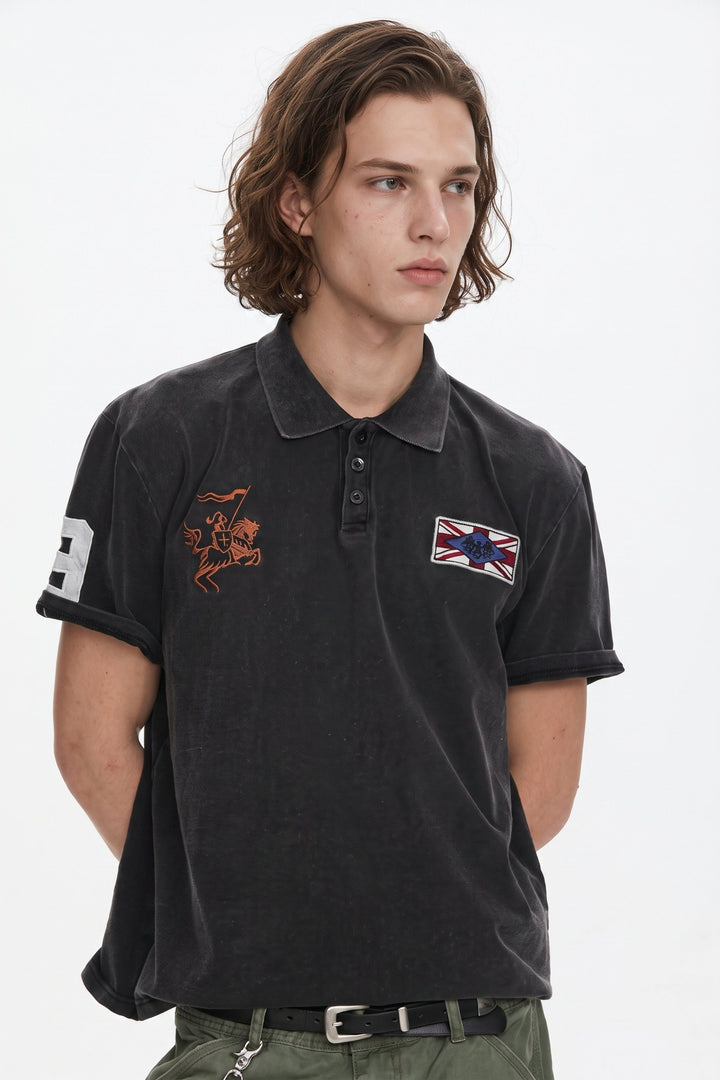 Washed Polo Shirt  na2670