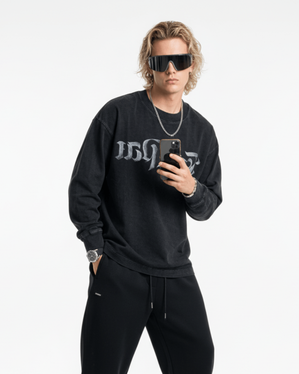 [Nanostudio] RELIC GOTHIC LONG TEE na2221