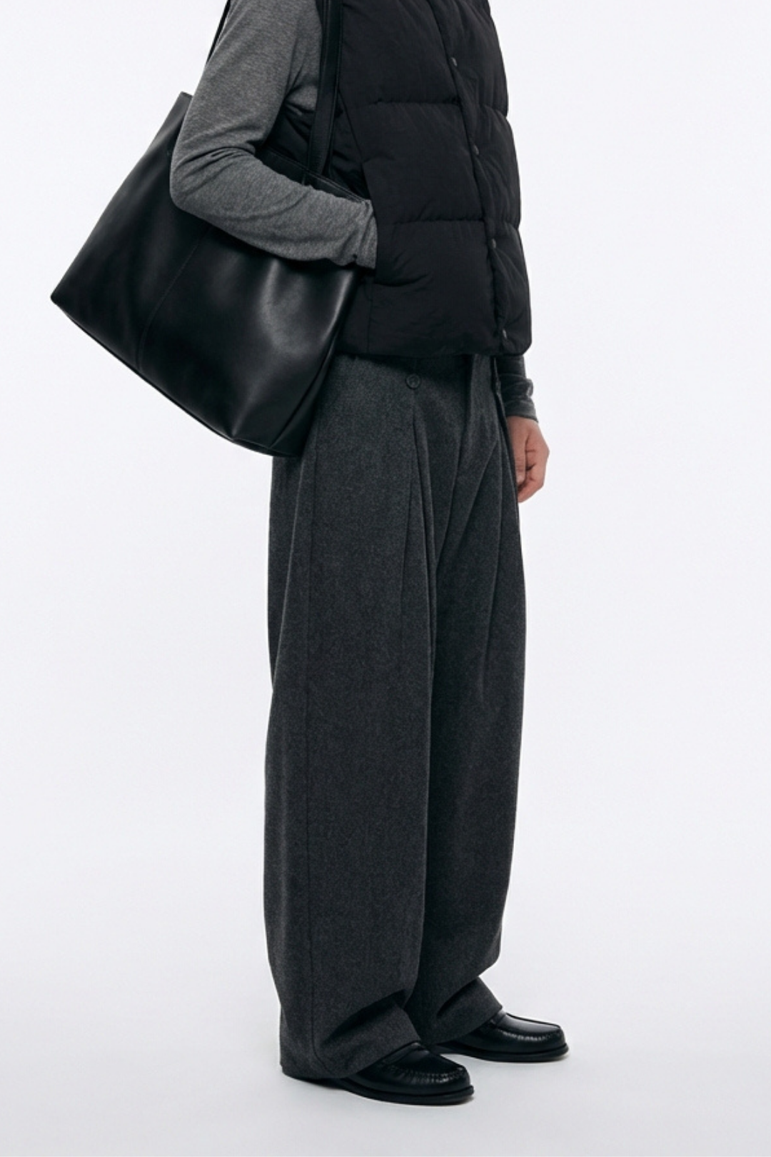 Wide Tuck Slacks na2361