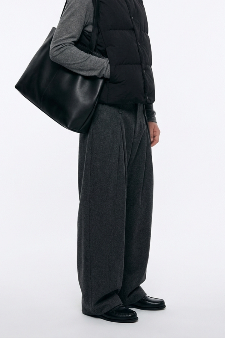 Wide Tuck Slacks na2361