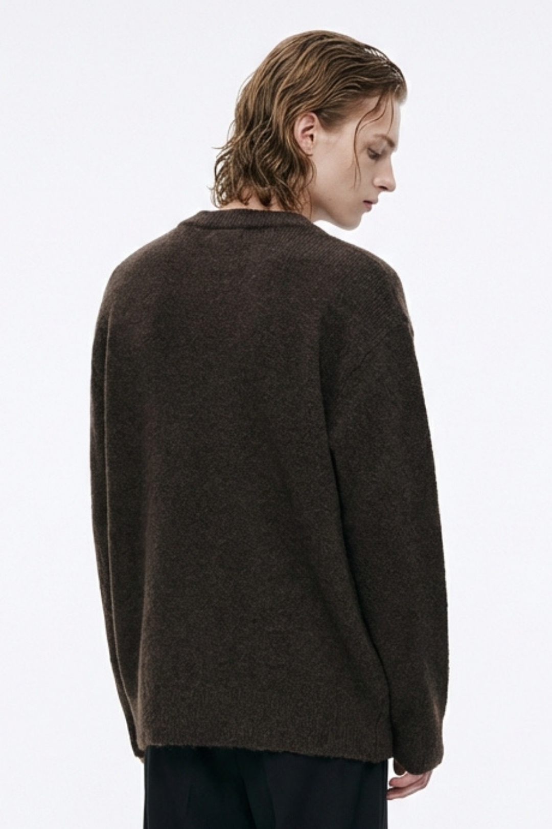 Soft Wool Button Cardigan na2362