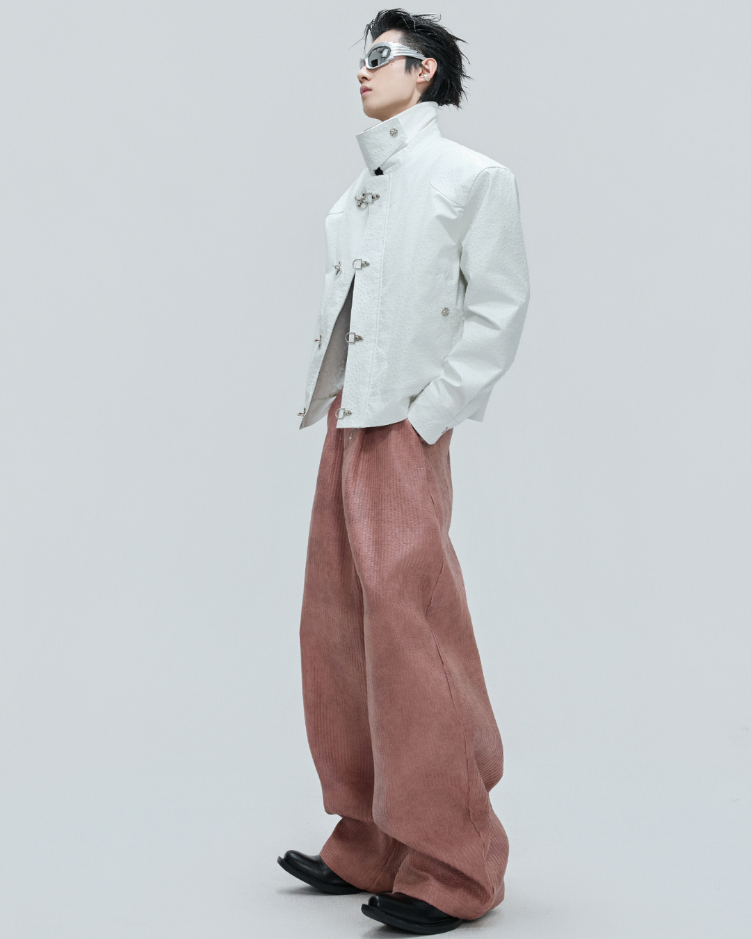 [ArguE CulturE] Shadow Sheen Wide Trousers na2269